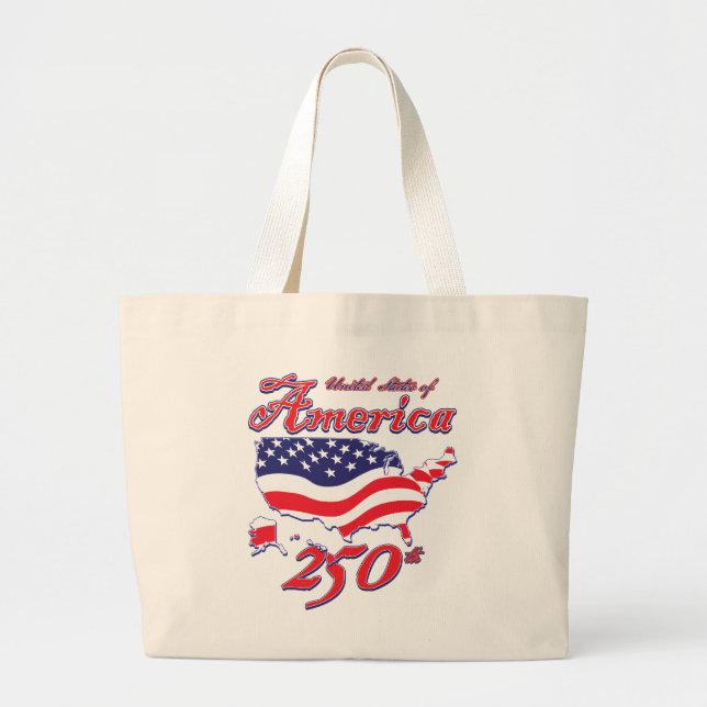 America 250 large tote bag (Front)