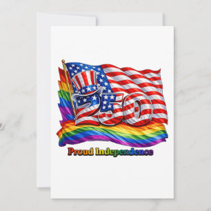 America 250 LGBTQ Pride Party Invitation