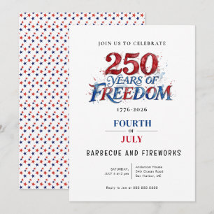 America 250 Party Celebration Invitation