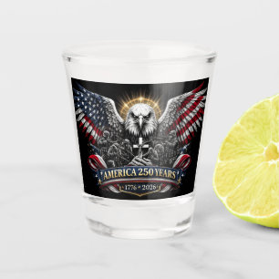 America 250 Patriotic Anniversary Celebration Shot Glass