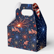 America 250 Patriotic Fireworks Flag Pattern