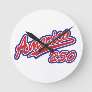 America 250 round clock