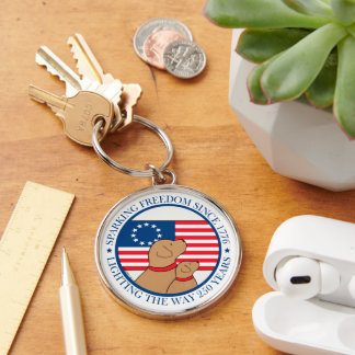 America 250 Sparking Freedom Key Ring