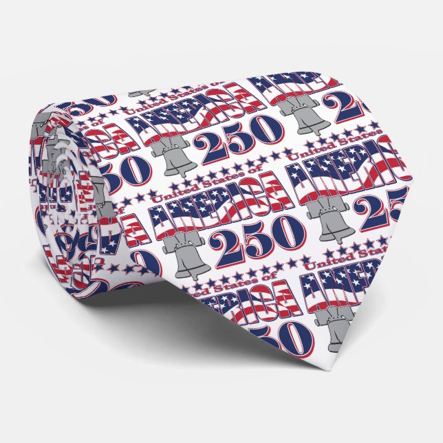 America 250 tie (Rolled)
