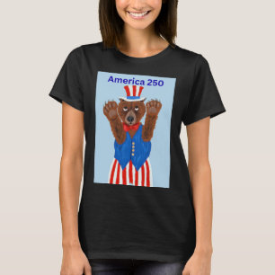 America 250 Uncle Sam Bear T-Shirt