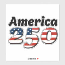 America 250 Vinyl Sticker 8" x 8"