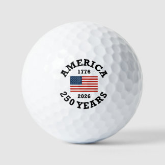America 250 w/Flag Golf Balls