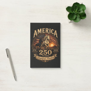 America 250 Years 1776 2026 Centennial Post-it Notes