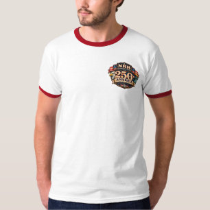 America 250 Years 1776-2026 Vintage Men's Ringer T T-Shirt