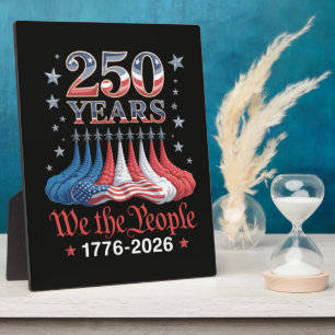 America 250 Years 4th of July Plaque