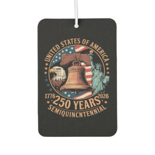 America 250 Years Car Air Freshener