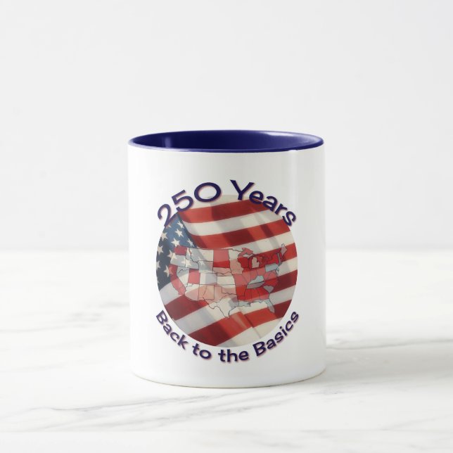 America 250 Years Celebration Mug (Center)