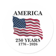 America 250 Years Flag