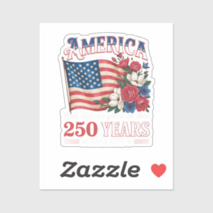 America 250 Years Flag Floral