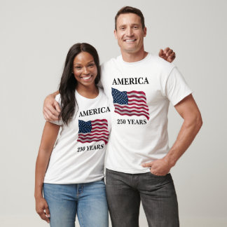 America 250 Years Flag T-Shirt