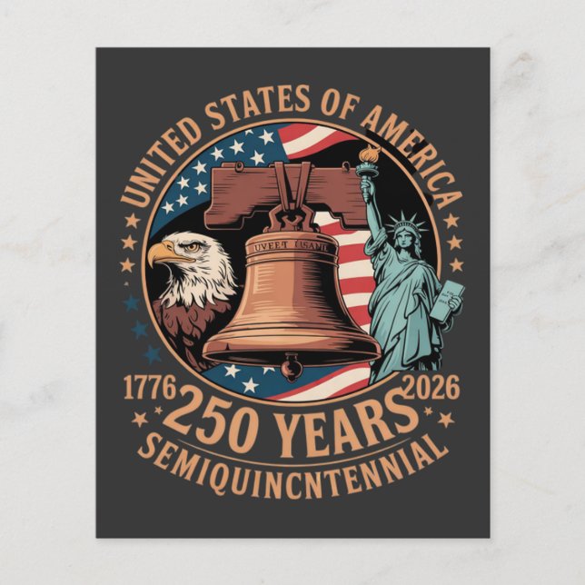 America 250 Years Flyer (Front)