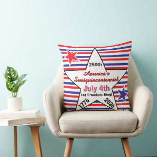 America 250 Years God Bless America  Cushion