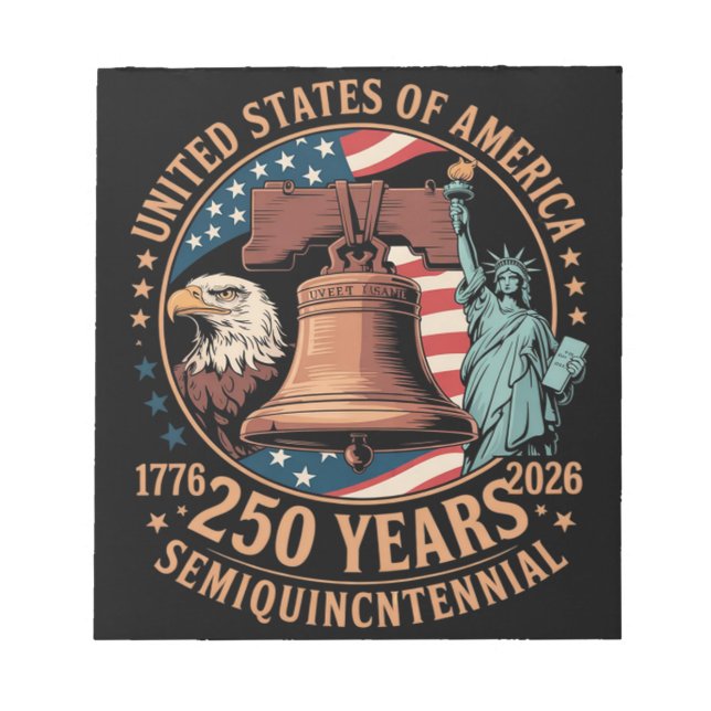 America 250 Years Notepad (Front)