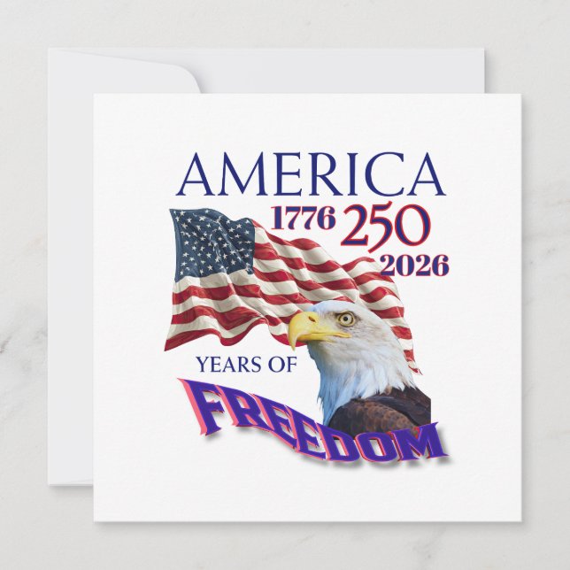 America 250 Years of Freedom (Front)