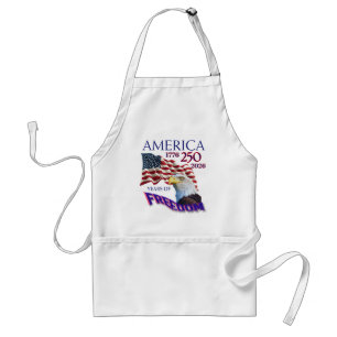 America 250 Years of Freedom Flag with Bald Eagle Standard Apron
