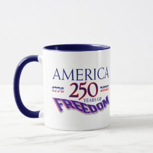 AMERICA 250 YEARS OF FREEDOM MUG