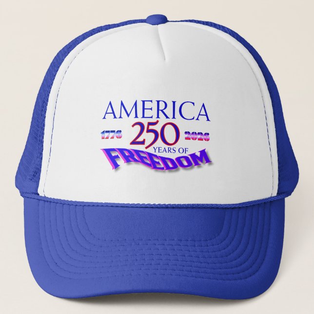 America 250 Years of Freedom Trucker Hat (Front)