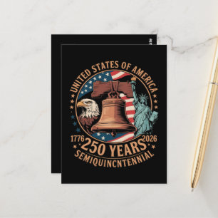America 250 Years Postcard