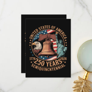 America 250 Years Thank You Card