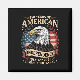 America 250th Anniversary 250 Years America  Magnet