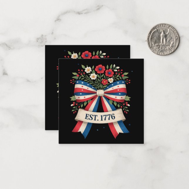 America 250th Anniversary Card (Front/Back In Situ)