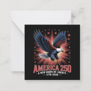 America 250th Anniversary Card