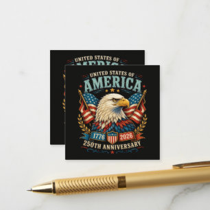 America 250th Anniversary Celebration Eagle Enclosure Card