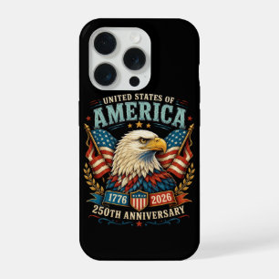 America 250th Anniversary Celebration Eagle iPhone 15 Pro Case