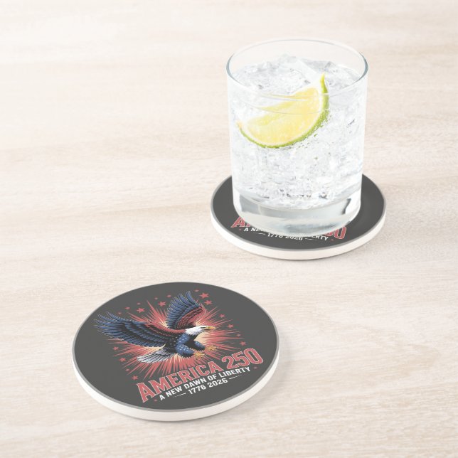 America 250th Anniversary Coaster (Side)