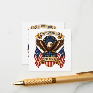 America 250th Anniversary Eagle Enclosure Card