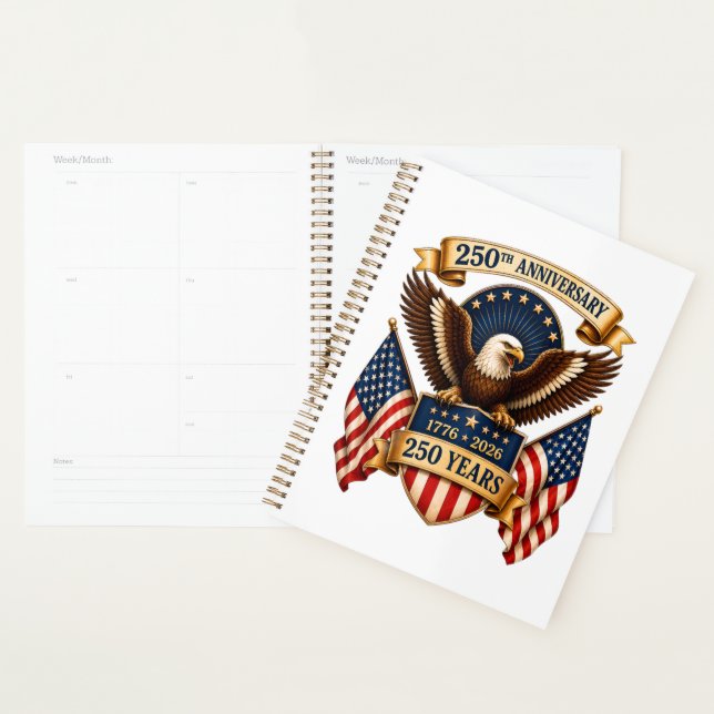 America 250th Anniversary Eagle Planner (Display)