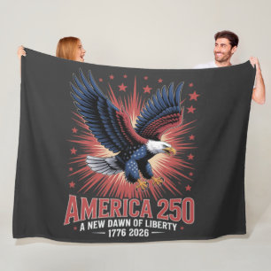 America 250th Anniversary Fleece Blanket