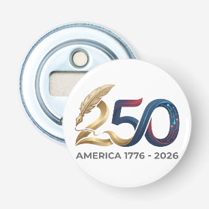 America 250th Anniversary History & Future Logo –  Bottle Opener