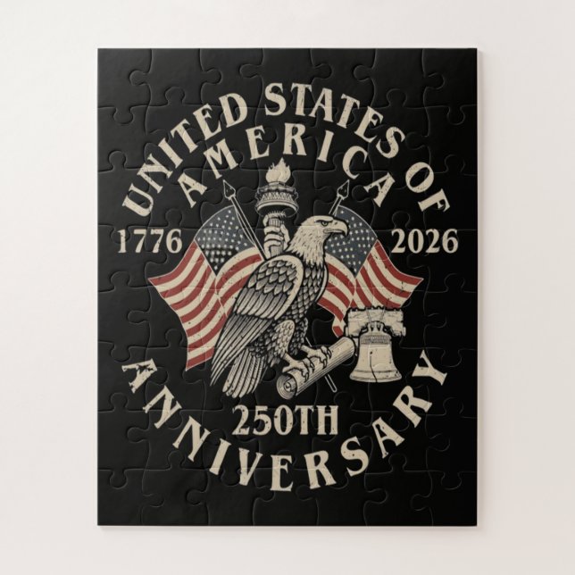 America 250th Anniversary Jigsaw Puzzle (Vertical)