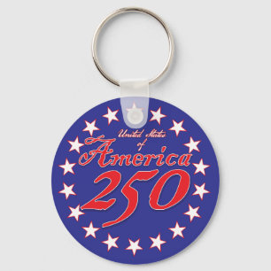 America 250th Anniversary Key Ring
