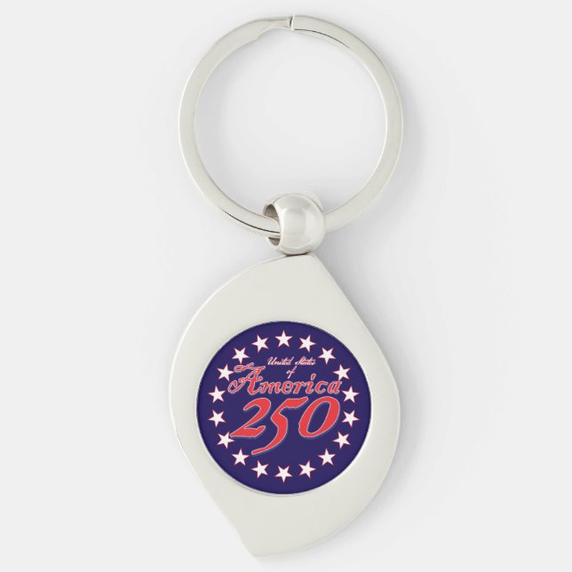 America 250th Anniversary Key Ring (Front)