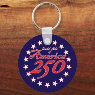 America 250th Anniversary Key Ring