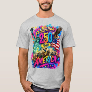 America 250th Anniversary Patriotic T-Shirt