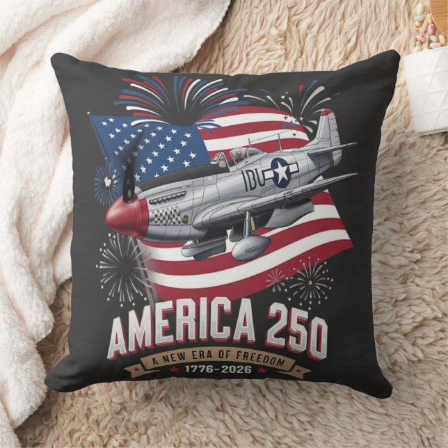America 250th Anniversary Plane Cushion (Blanket)