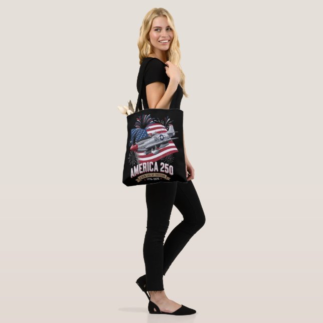 America 250th Anniversary Plane Tote Bag (On Model)