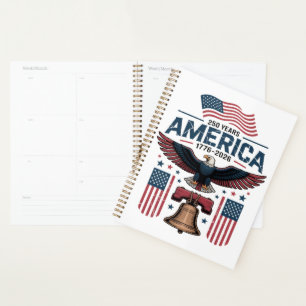 america 250th anniversary planner