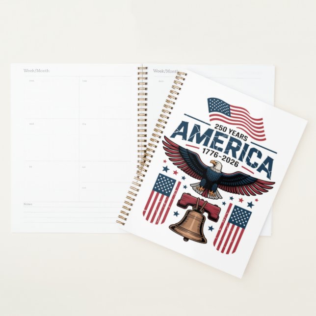 america 250th anniversary planner (Display)