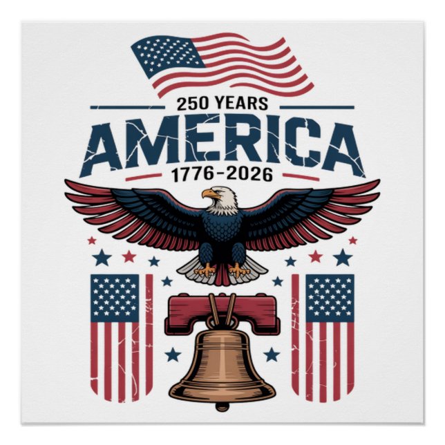 america 250th anniversary poster (Front)