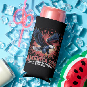 America 250th Anniversary Seltzer Can Cooler