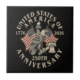 America 250th Anniversary Tile
